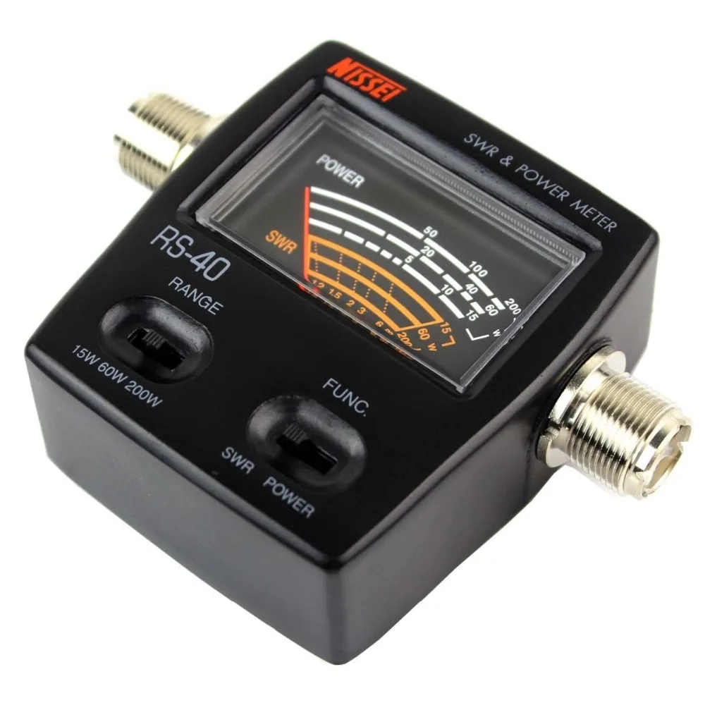 Power КСВ-метр стоячей волны метр RS-40 0-20 Вт MJ-MJ разъем, замена redot 1050A УФ Dual Band Динамо метр для портативной