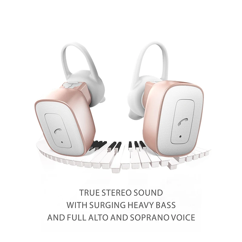 Roman Q5 Мини Bluetooth наушники настоящие беспроводные лучшие спортивные гарнитура с