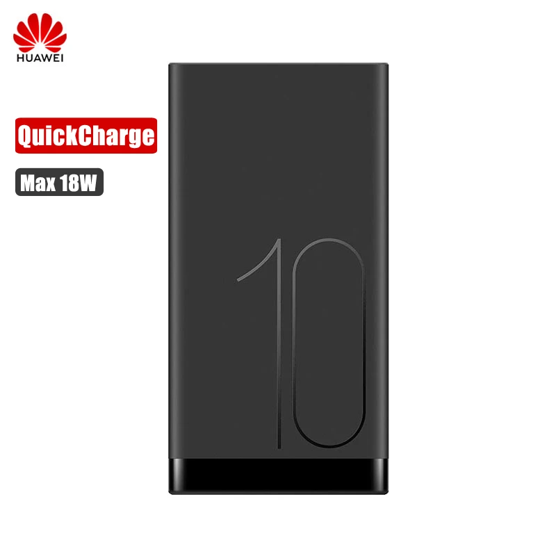 Huawei QuickCharge power Bank 10000 мАч макс 18 Вт Двусторонняя Быстрая зарядка портативный внешний аккумулятор для mate 9 10 20 X Pro P10 P20