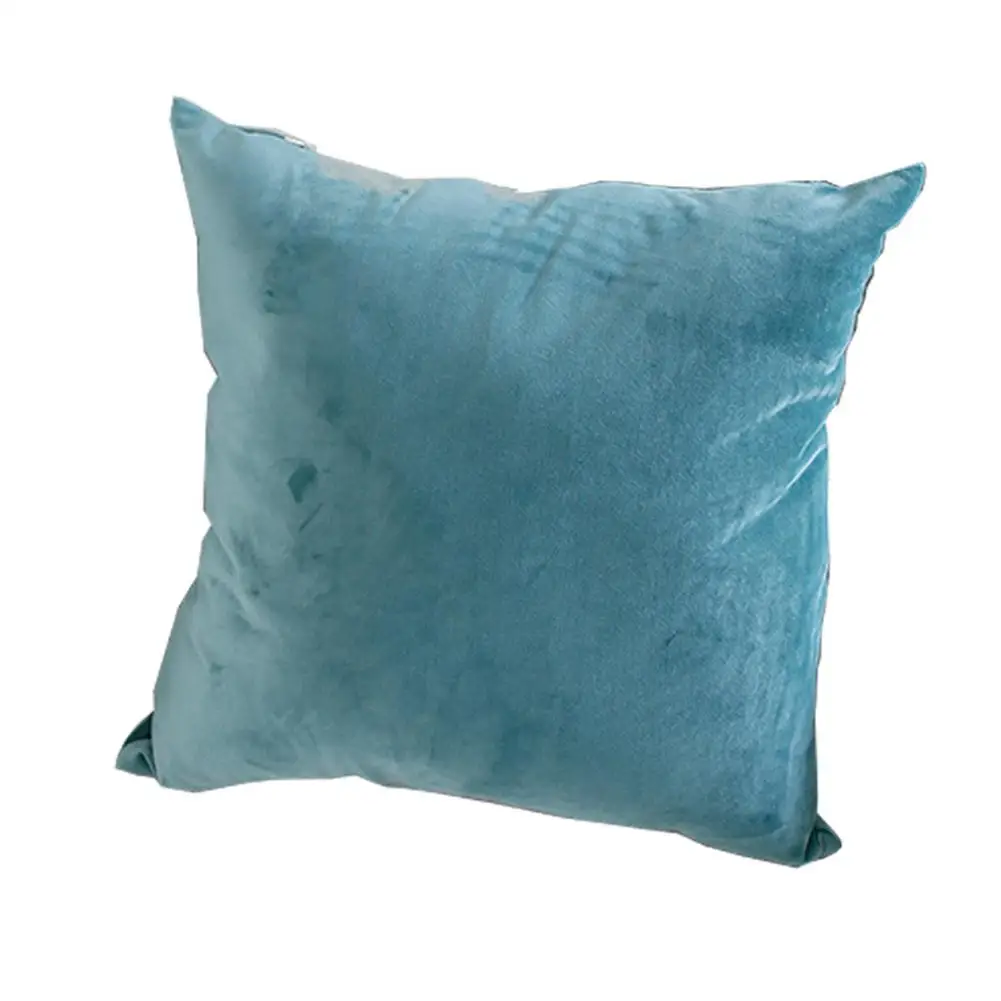 

None Single Pillow Case Simple Solid Color Lint Cushion Waist Pillow Case