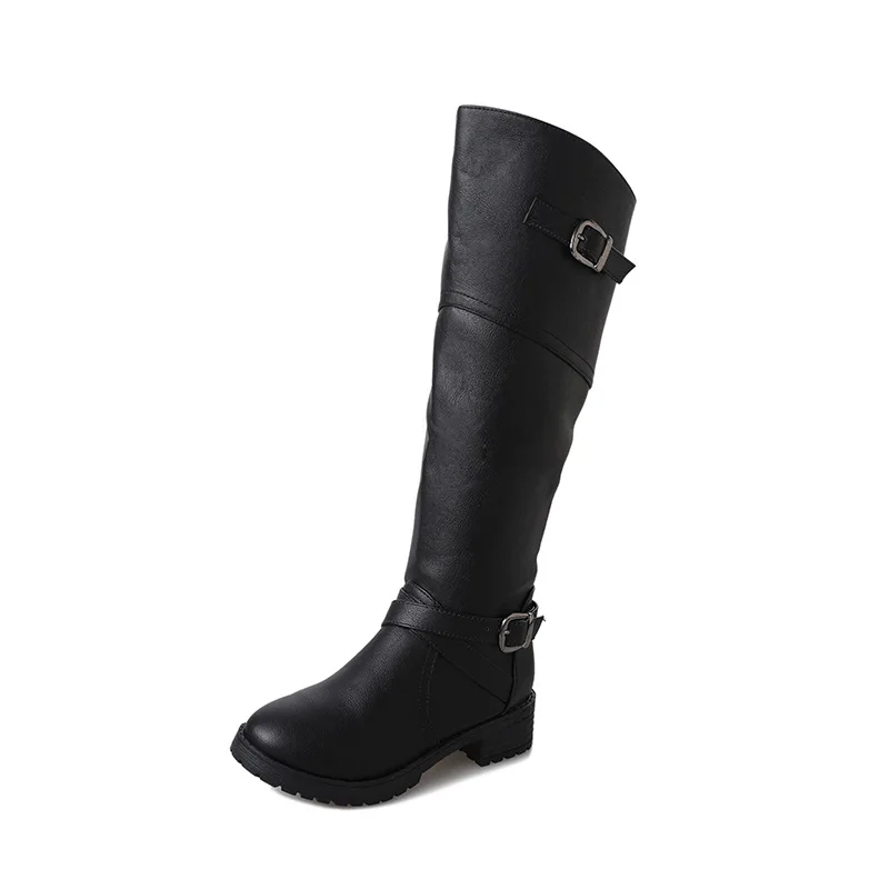 

2018 autumn new Korean version of the round head front tie flat-bottom comfortable ladies Martin boots army black ljj 1109