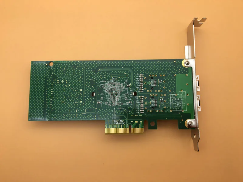 82576 чипсет двухпортовый SFP PCI E X4 волоконный серверный адаптер NIC E1G42EF 1000 МБ