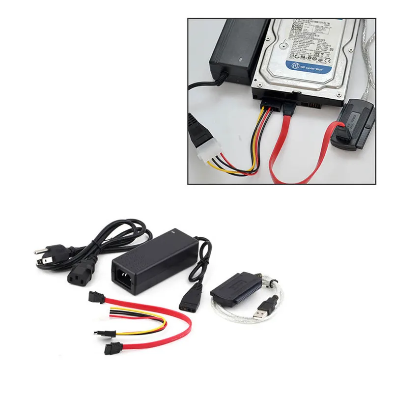 Адаптер SATA/IDE SATA для USB 2 0 кабель конвертер жесткого диска 5/3 5 дюйма новое