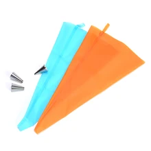 1 шт. многоразовые Обледенение трубы Крем кондитерский мешок силиконовые кухонные принадлежности для защиты от обледенения трубы Крем кондитерский мешок украшения для торта своими руками инструменты