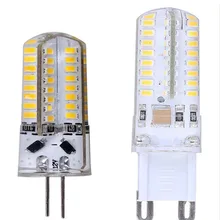 Светодиодная грушевидная лампа с G9 G4 светодиодный мини хрустальная люстра 64 светодиода AC220V AC110V DC 12 V для дома Арт Декор фары для замены галогеновой лампой