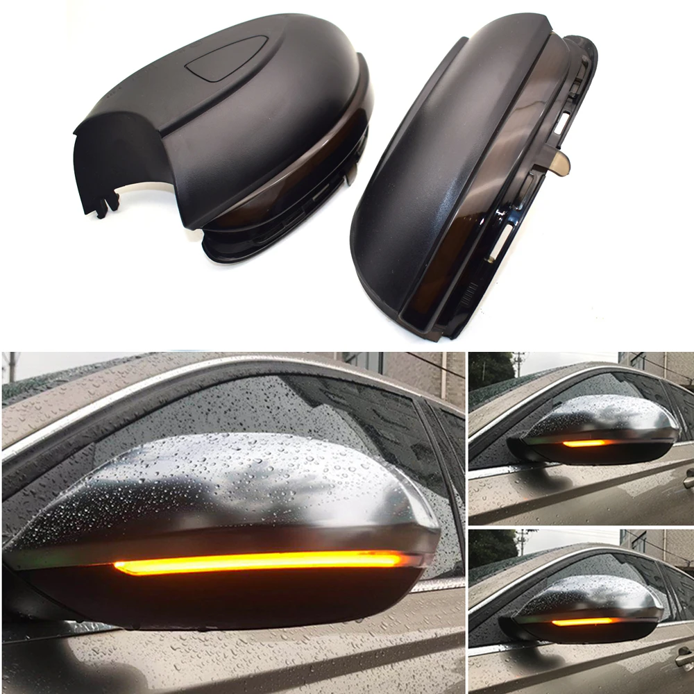 

Water Flowing Turn Signal Led Side Wing Rearview Mirror Indicator Blinker Repeater Light For Vw Golf 6 Mk6 Gti R32 08-14 Touran