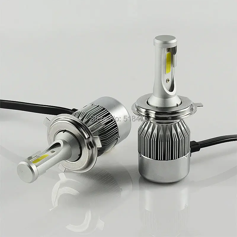

2x H7 COB Led Bulb H3 H4 9005 72W 7600LM LED Headlight DRL Fog Headlight Conversion Driving Bulb Car Light Source External light