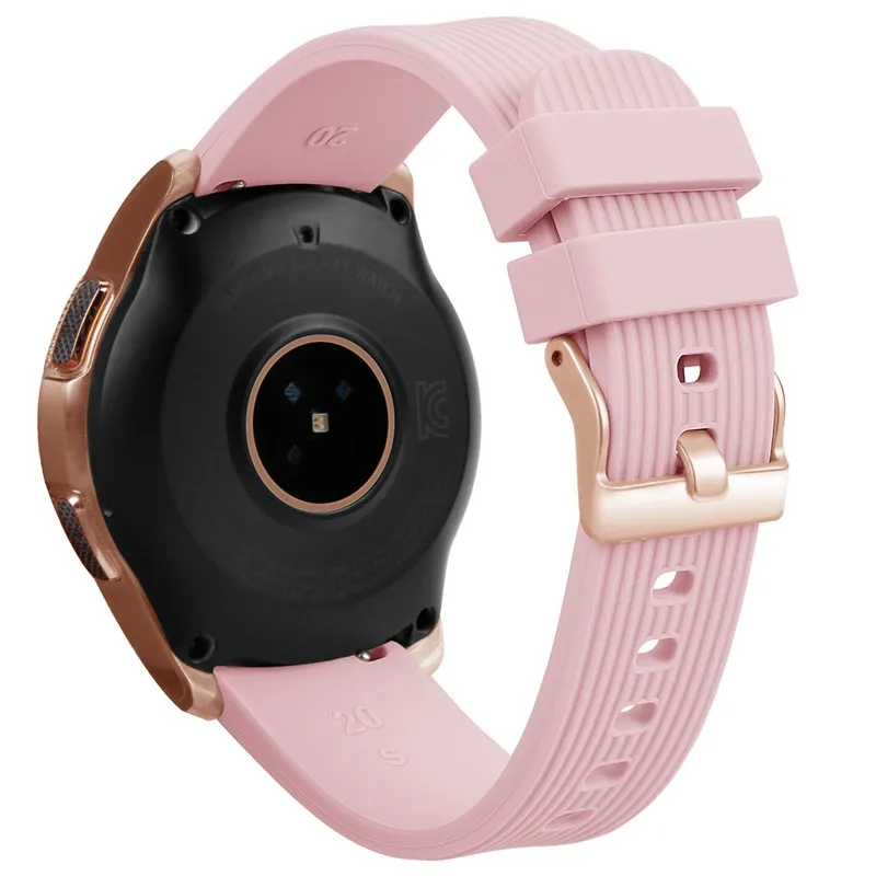 Ремешок силиконовый для Samsung Galaxy Watch 46 мм оригинальный сменный спортивный браслет