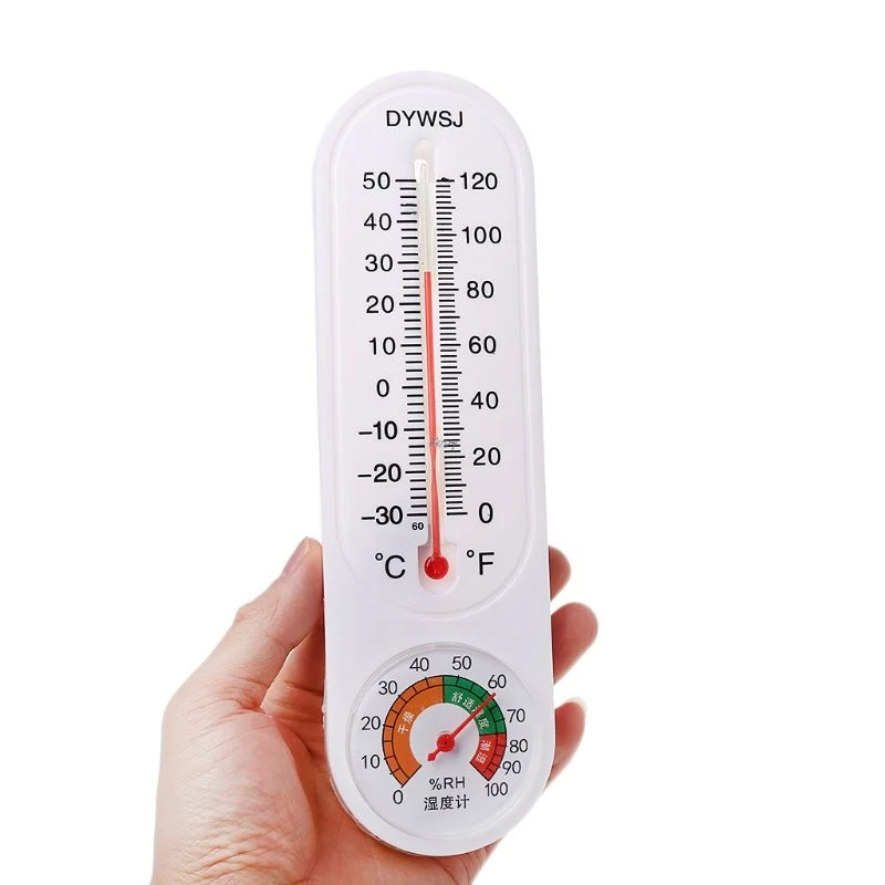 

Wall Hung Thermometer Hygrometer Temperature for Indoor Outdoor Garden Office