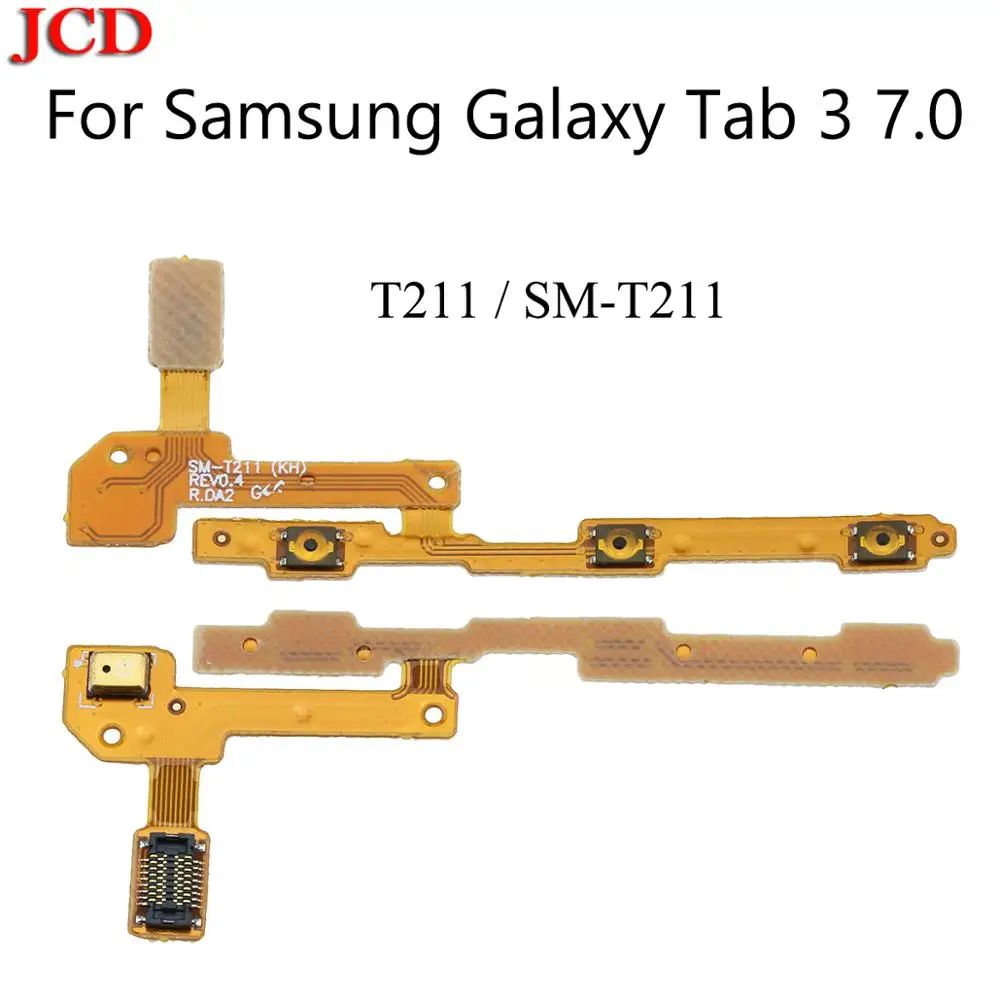 

JCD New For Samsung T211 Power Button On / Off Volume Mute Switch Button Flex Cable For Samsung Galaxy Tab 3 7.0 T211 SM-T211