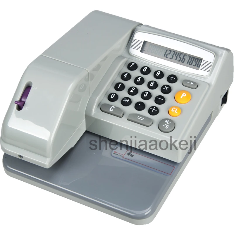 

English Cheque Printer Hong Kong Malaysia Singapore Automatic Checking Machine UK Plug DY-230 Checks Printer 110-220V 1pc