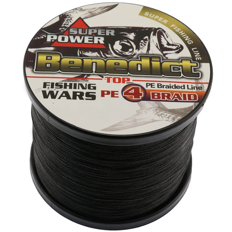 fishing product 1000M pe supper strong braided fishing line black color Japan Multifilament line brands new leard cords