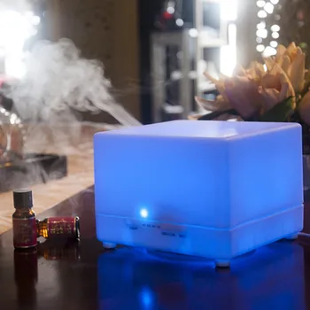 

700ml LED Night Light Essential Oil Ultrasonic Air Humidifier electric Aroma Diffuser Aromatherapy Dry Protecting CE RoHS JS003