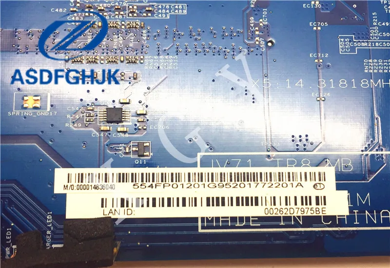 Материнская плата для ноутбука ACER aspire 7540 7540G материнская MBPPQ01001 48 4fp03. 01 DDR2