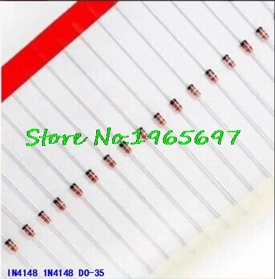 

100pcs/lot 1N4148 IN4148 DO-35 High-speed switching new original In Stock