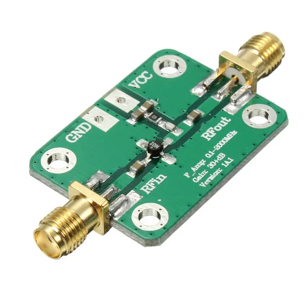 0.1-2000MHz RF Wideband Amplifier 30dB Gain Low Noise LNA Module for RC Models | Игрушки и хобби