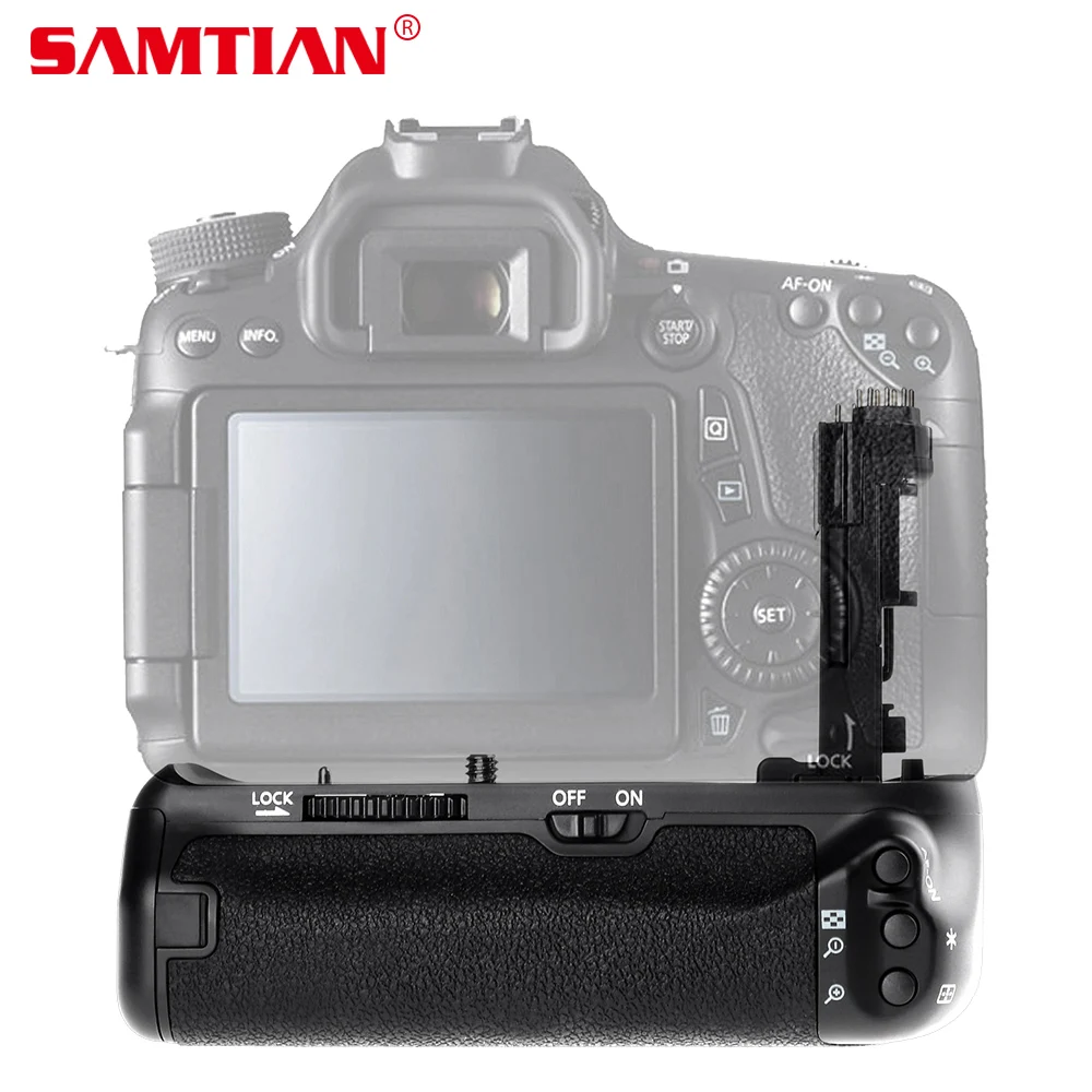 SAMTIAN Vertical Battery Grip Holder for Canon EOS 70D 80D DSLR Camera