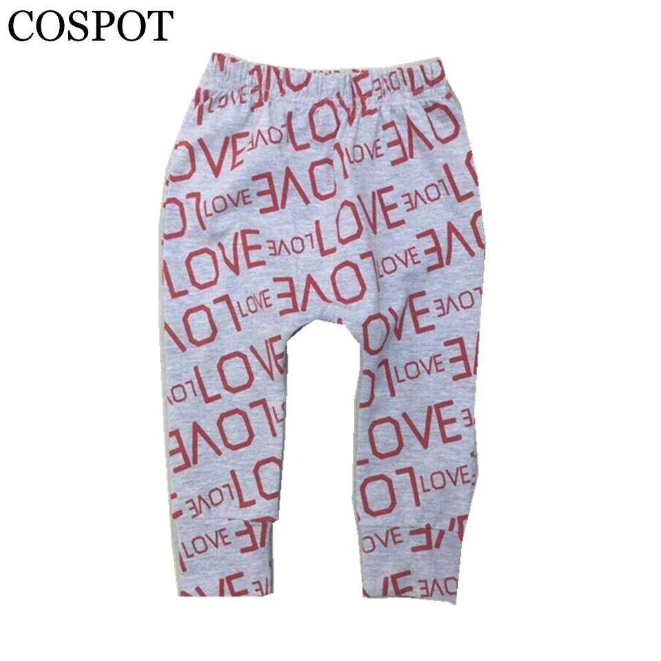 Baby Girls Boys Valentine's Day Pants Kids Spring Autumn Leggings