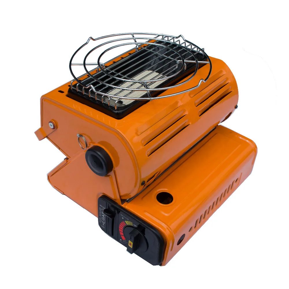 Новинка 2015 Открытый 2 в 1 orange изделие портативный газовый нагреватель для