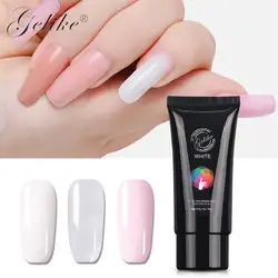 Gelike 30g поли гель 3 цвета Builder гель Fast Dry Nail Art Дизайн расширением натурального ногтя Твердый гель желе акриловые поли гель