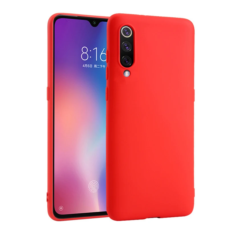 

Shockproof Soft Silicone Phone Case for Xiaomi Mi 9 SE Redmi Note 7 Colorful Back Cover For Xiaomi Mi 8 lite Redmi Note 7