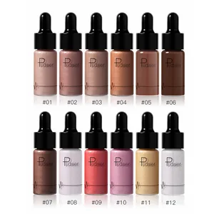 Pudaier жидкий хайлайтер косметический Водонепроницаемый Уход за кожей лица Праймеры ярче контур Shimmer бронзаторов читая Макияж #251815 - изображение