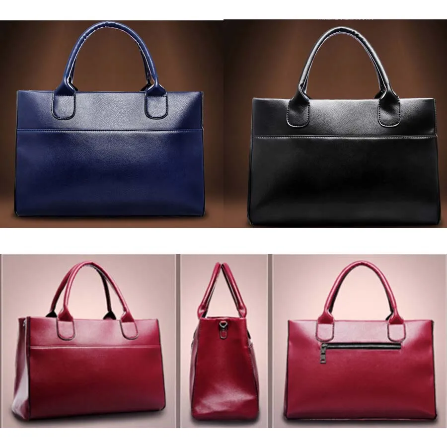 

Hot sale 2016 Fashion Design Women Leather Handbags ladies Shoulder bags tote Bag female Retro Vintage Messenger Bags vy