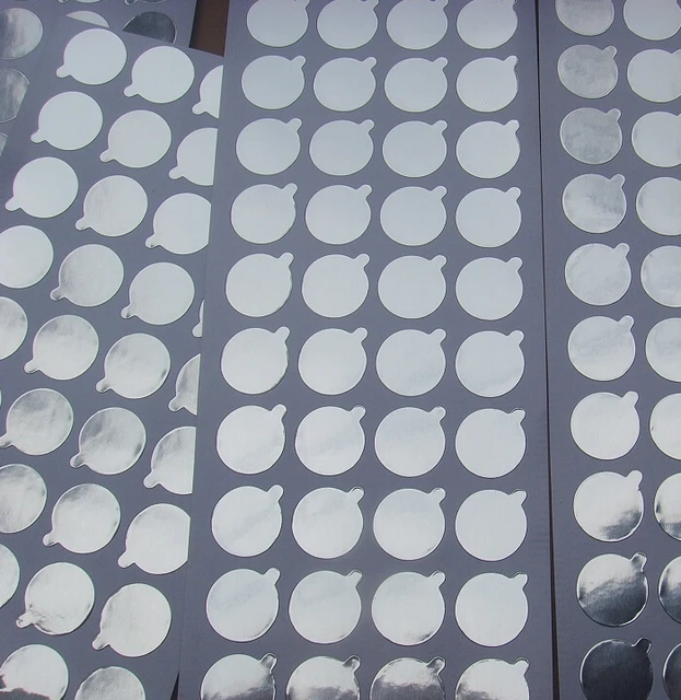 Buy 03.28/ 9/11/15mm Silver Aluminum Foil Seal