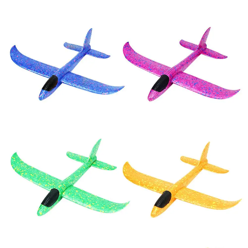 

37 CM Hand Gooi Flying Zweefvliegtuig Planes Foam Vliegtuigen EPP Slip modelvliegtuigen Party Game Kinderen foam plastic vliegtu