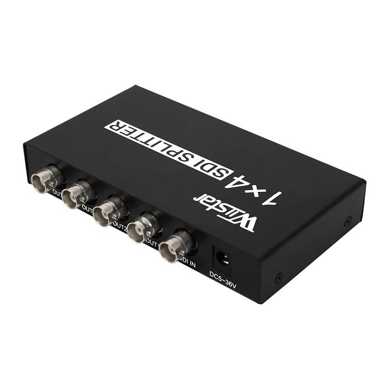 1x4 wiistar hd sdi splitter splitter alimentado 01