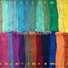 Хлопок окрашенная Марля полный комплект новорожденный обертывание реквизит для детской фотосъемки