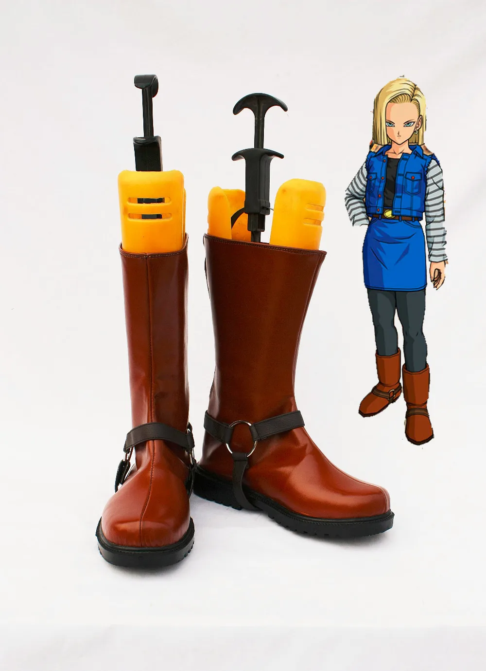 

Custom made Android 18 Shoes boot from Dragon Ball Cosplay