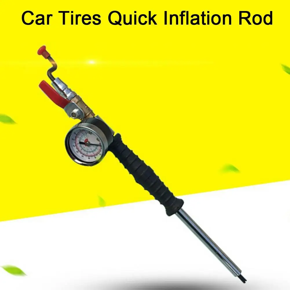 Car Tires Quick Inflation Rod Large Car Hand Cranked Tire Blowing
