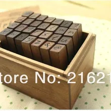 28 шт./компл. печати с буквами алфавита штамп набор/деревянная коробка/Декоративные DIY Смешные работы/uppercase& lowercase/