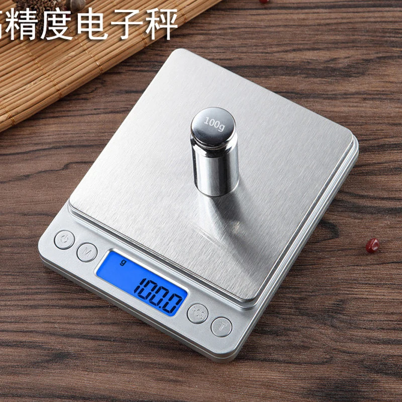 

Digital Kitchen Scale 3kg/2kg/1kg 0.1g Food Diet Cooking Measure Tool Electronic Scales Stainless Steel Platform bench scale