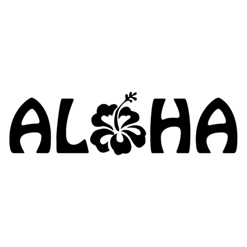 HotMeiNi Aloha Hibiscus Hawaii car window decal Car Sticker Truck