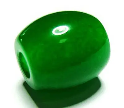 

Hot sale 5 pcs unimaginable green jade bead Necklace pendant+chain