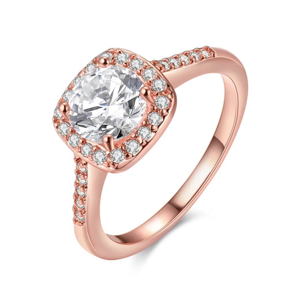 3 color size6-9 Beautiful pretty fashion Wedding ring silver gold color silver plated NICE women stone crystal Lady Ring jewelry