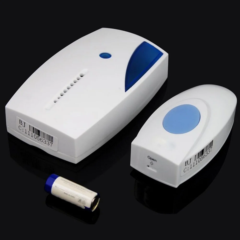 

Portable Wireless Door Bell 32 Chime Ring Tune Home Cordless 150M Range Digital Doorbell Device _WK