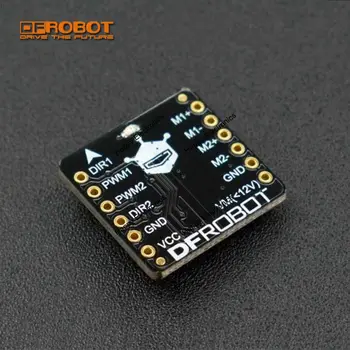 

new DFRobot micro dual way 2x1.2A DC Motor Driver, TB6612FNG chip four pins to drive 2 motors L298N control logic XH2.54 pin