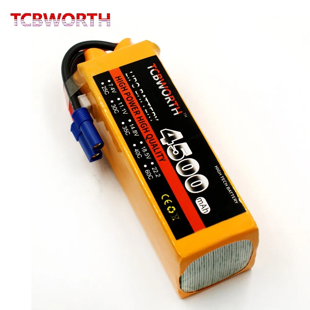 18,5 V RC игрушки LiPo батарея 5S 1300mAh 1800mAh 3500mAh 4000mAh 4500mAh 6000mAh 30C 40C для радиоуправляемый самолет, Квадрокоптер, вертолет, автомобиль, лодка