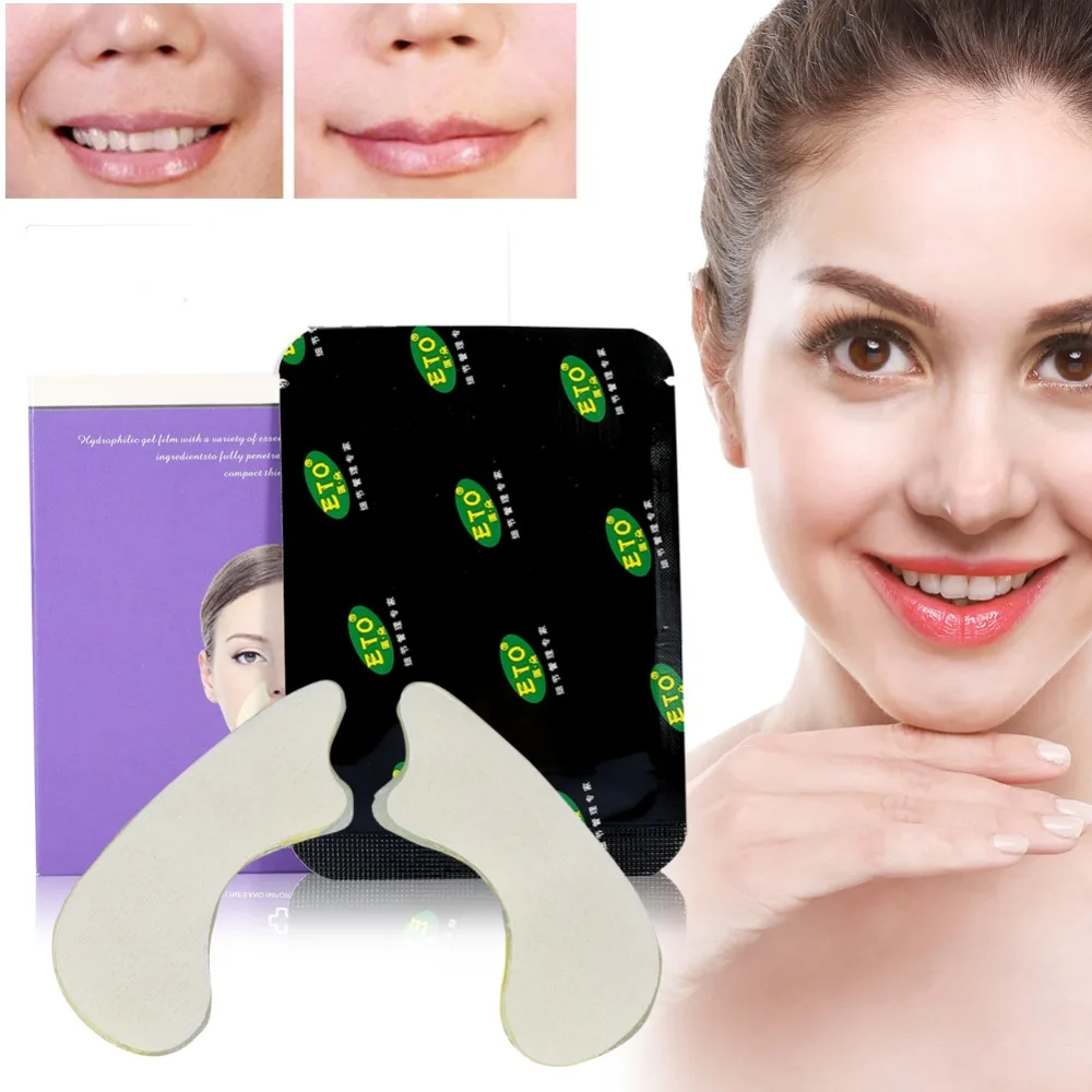 

ETO 10Pairs/Box Women Anti-Aging Face Anti Nasolabial Anti-Wrinkle Beauty Mask Patch Sticker Pad Dispel Wrinkle Paste Skin Care