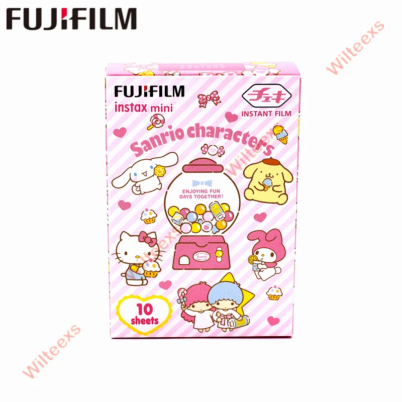 Fujifilm Fuji Instax Mini 8 SANRIO персонажи пленка 10 листов для 7 8 9 50 s 7 s 90 25 поделиться SP-1 SP-2 мгновенных камер