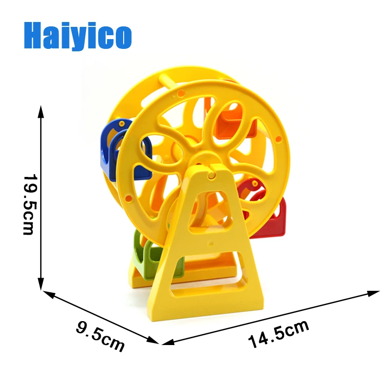 Колесо обозрения большие строительные блоки аксессуары в сборе совместим с Duplo основные кирпичи рельсовый автобус пиратский корабль детская игрушка, подарок