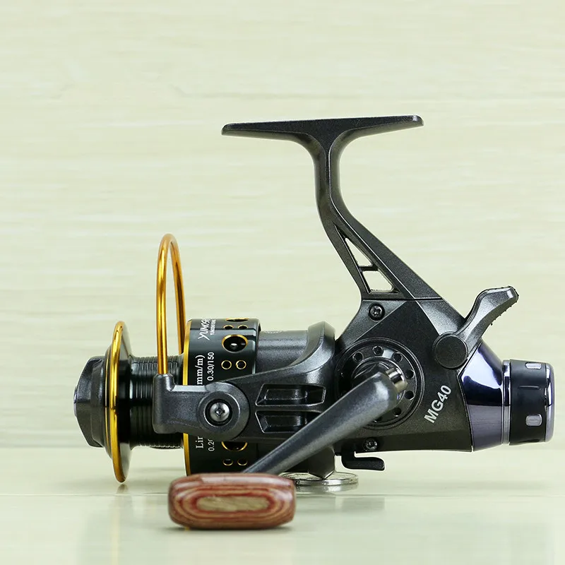 MG30-60 المعدنية رئيس الأمامية والخلفية الفرامل خط رمي القطب عجلة عجلة عجلة عجلة الصيد البحري الصيد بكرة شبوط