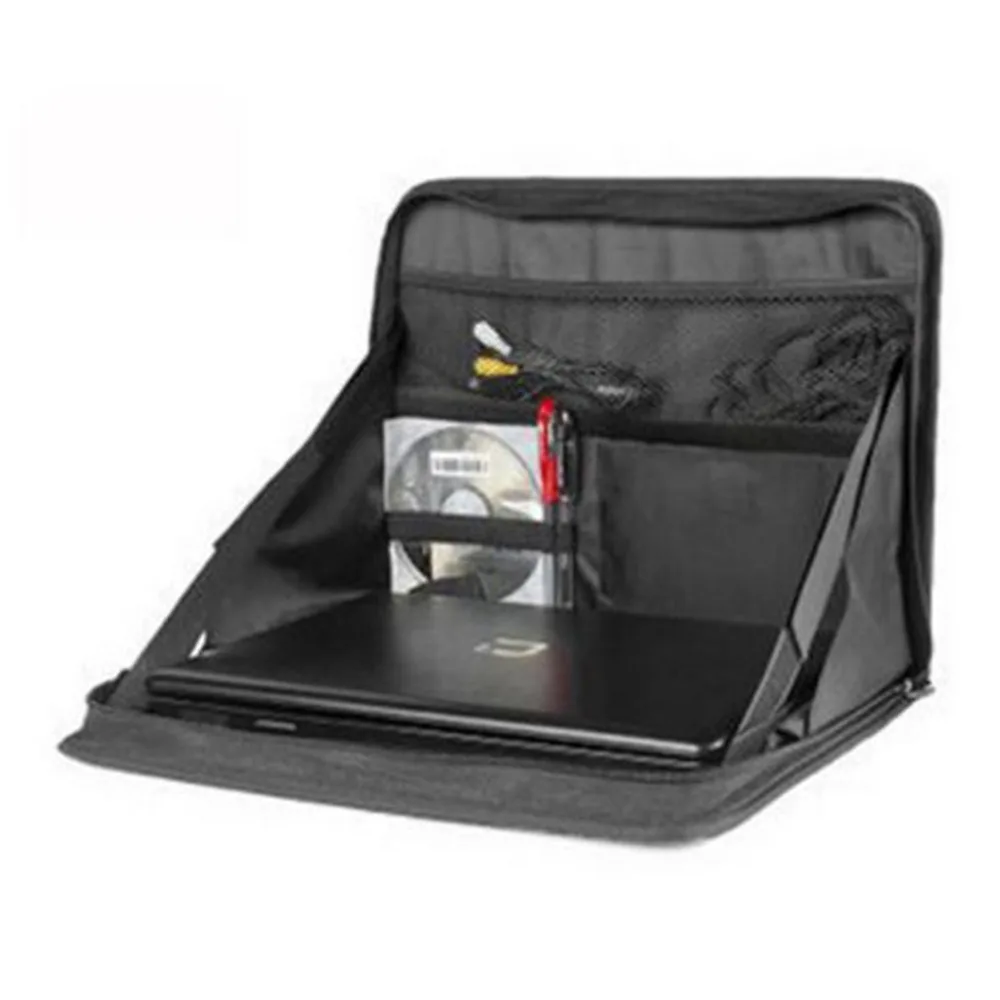 

2018 NewComputer Bag Car Seat Back organizerBag Travel Car Laptop Holder Tray Bag Mount Back Seat Auto Food Work Table Organizer