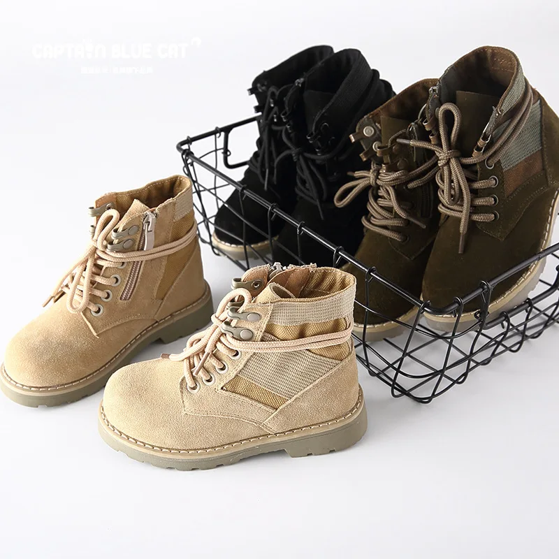 Boots Children's Shoes Mother & Kids winter children boots genuine leather Martin boots boy's girl's fashion boots size 21-37