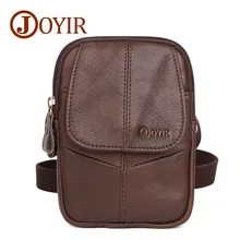 Мужские поясные сумки из натуральной кожи поясная сумка, чехол для телефона Мужская маленькая сумка через плечо с клапаном сумка-мессенджер