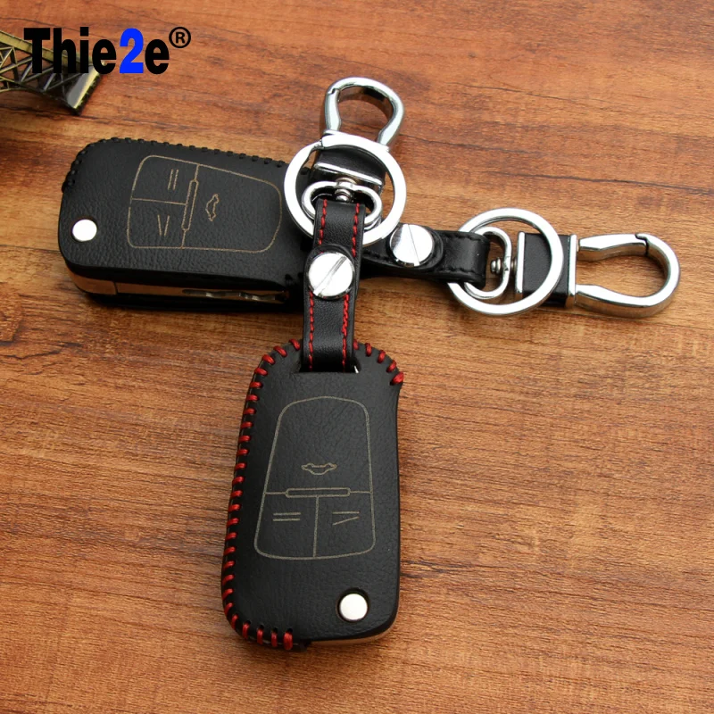 

For Chevrolet Camaro Cruze Malibu AVEO TRAX /for Opel Astra h g j zafira insignia corsa vectra mokka ,Leather Fold Key Cover