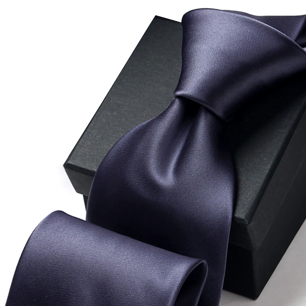 

Top Selling High Quality 2019 New Arrivals Slim Ties for Men Solid Color 9CM Width Brand Men's Tie Business Commercial Neckties